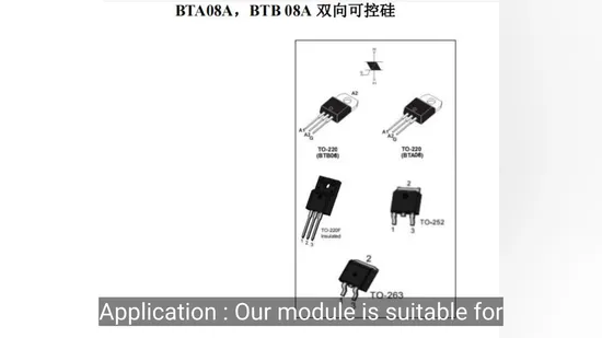 BTA24A, Btb24A Bidirectional Thyristor Silicon Controlled Rectifier